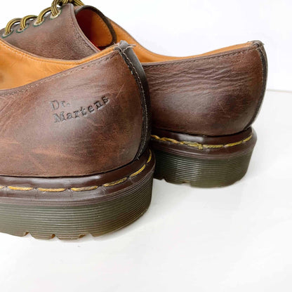 vintage 90's women's doc martens leather oxford shoes - size 10