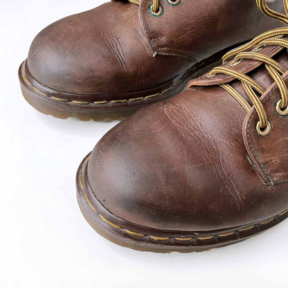 vintage 90's women's doc martens leather oxford shoes - size 10