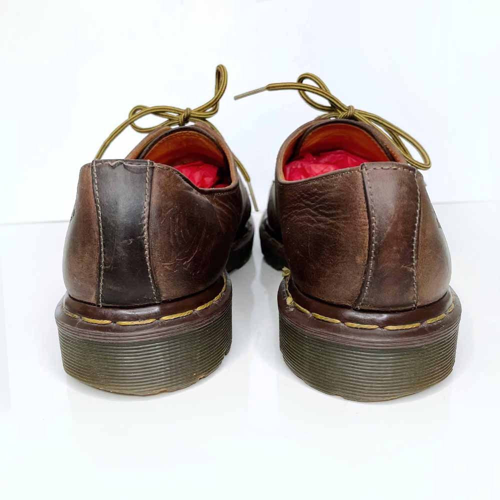 vintage 90's women's doc martens leather oxford shoes - size 10