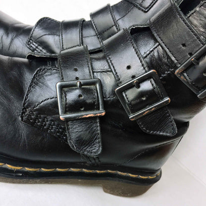 Doc Martens rare Blake 3-strap buckle boots - size 7