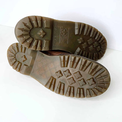 vintage 90's women's doc martens leather oxford shoes - size 10