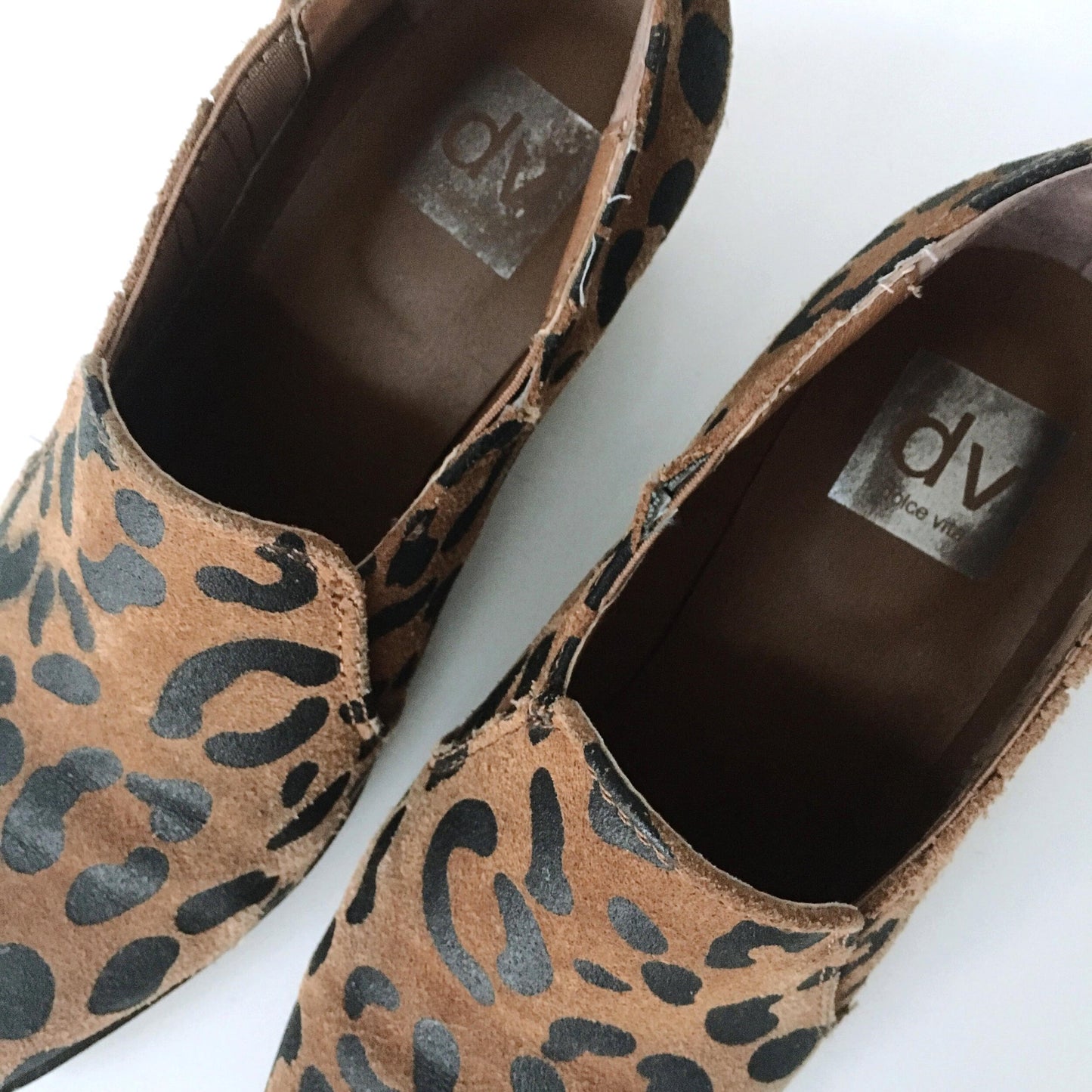 Dolce Vita Leopard Slip-on Booties - size 6