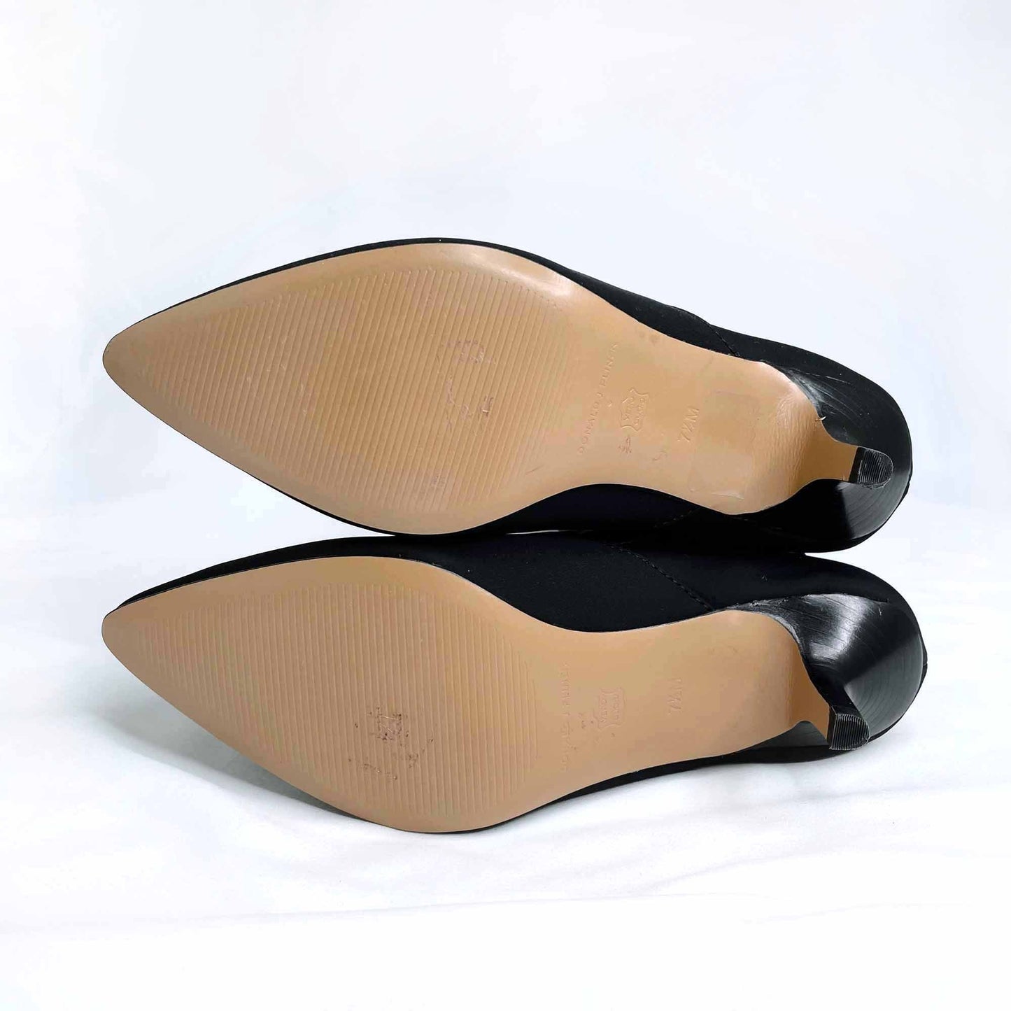 donald J pliner luna stretch neoprene tall kitten heel boot - size 7.5