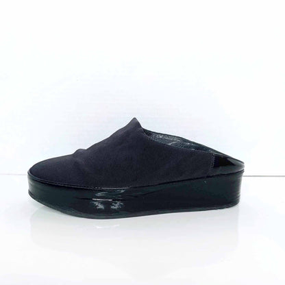 donald j pliner rexana slides slip on platform mules - size 8