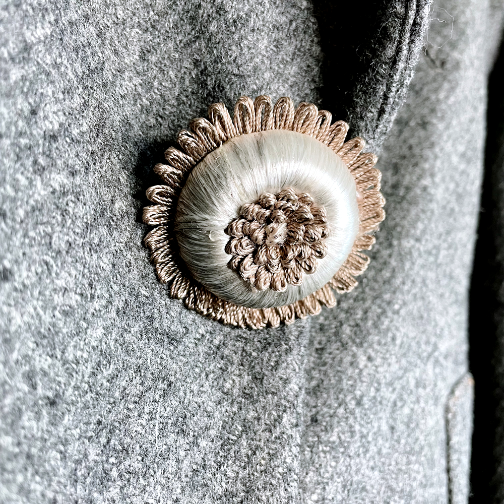 dorothee schumacher grey wool coat - size medium