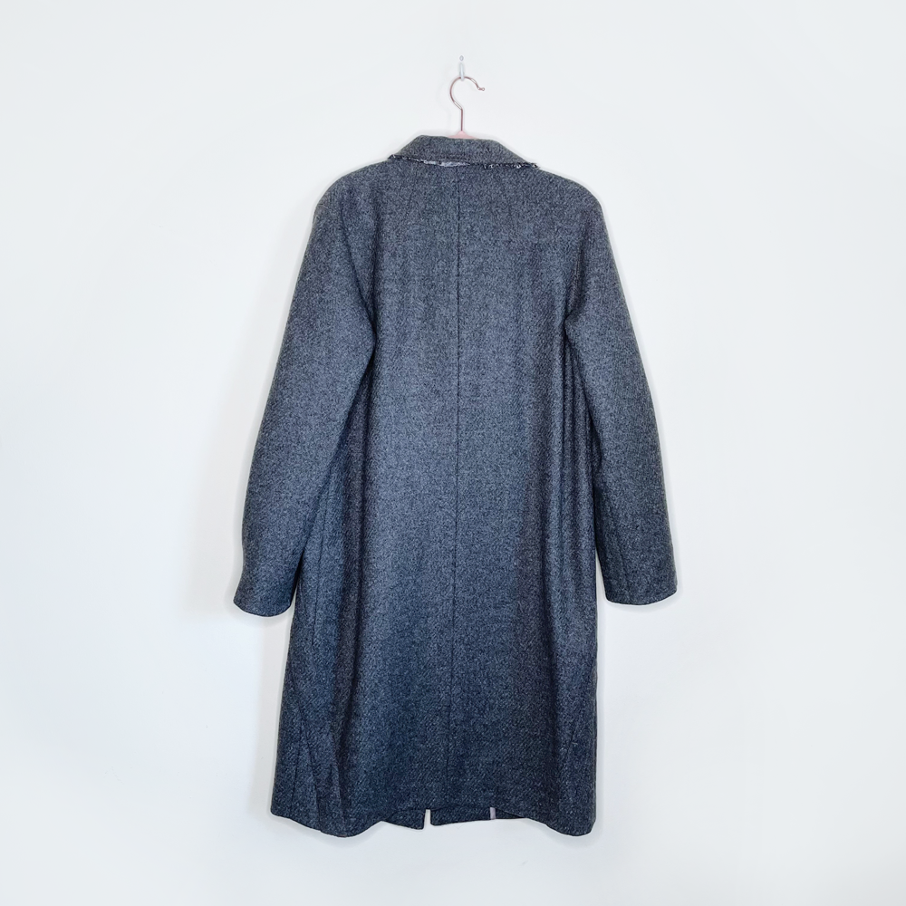 dorothee schumacher grey wool coat - size medium