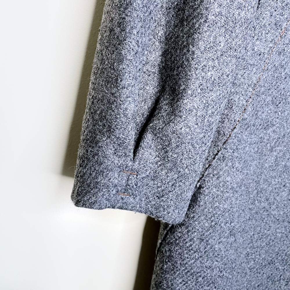 dorothee schumacher grey wool coat - size medium