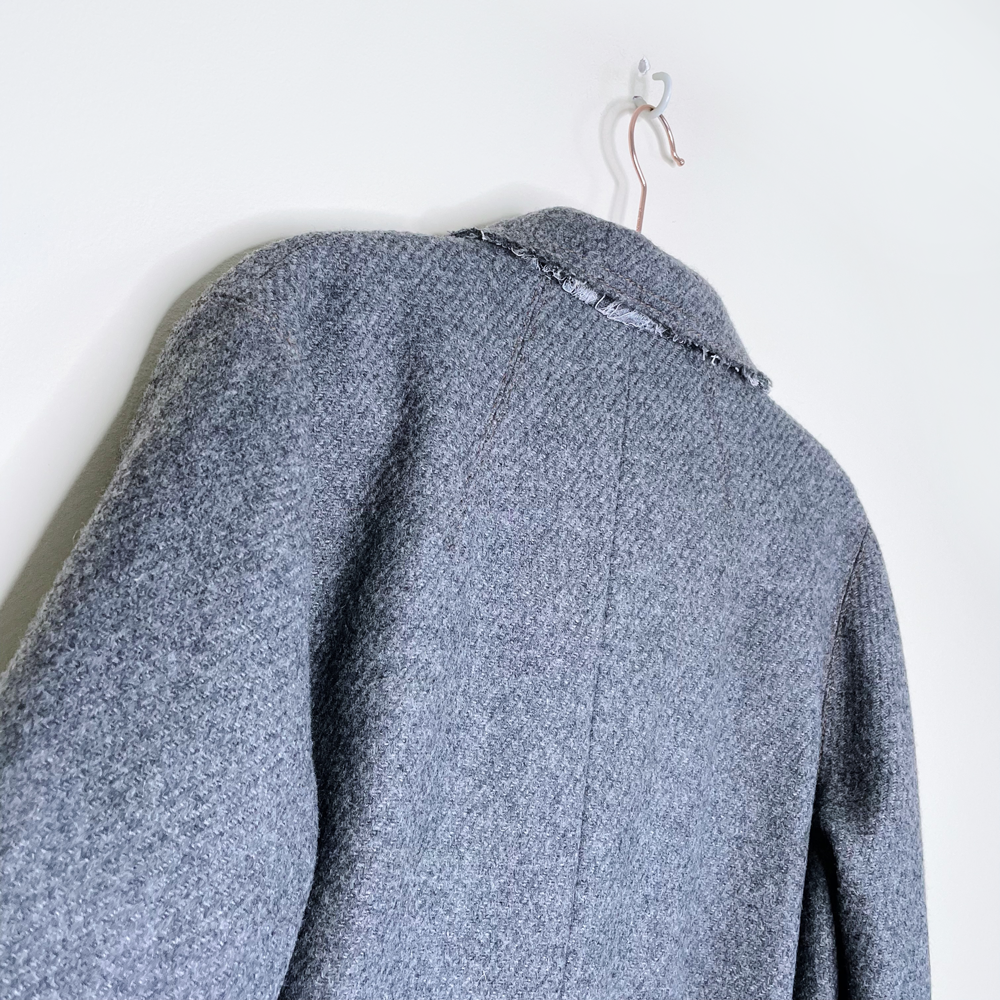 dorothee schumacher grey wool coat - size medium