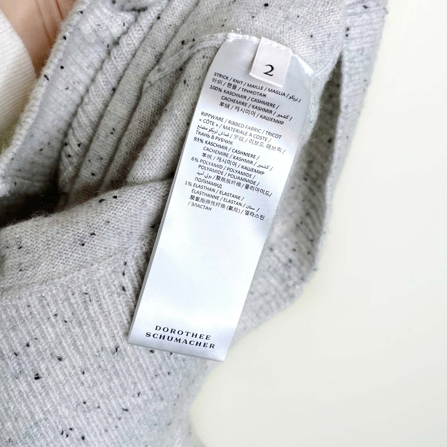 dorothee schumacher 2021 100% cashmere turtleneck - size 2