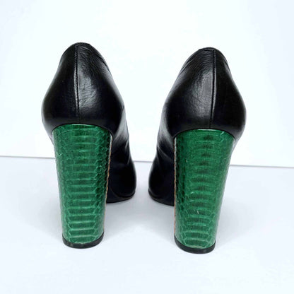 dries van noten colour block python pumps - size 36.5