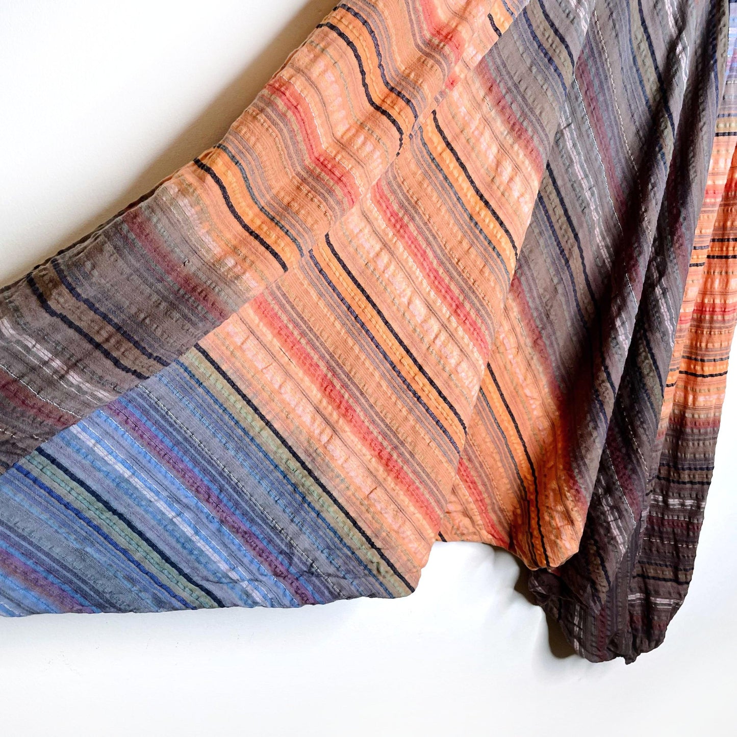 boho drop crotch harem pants - size OS