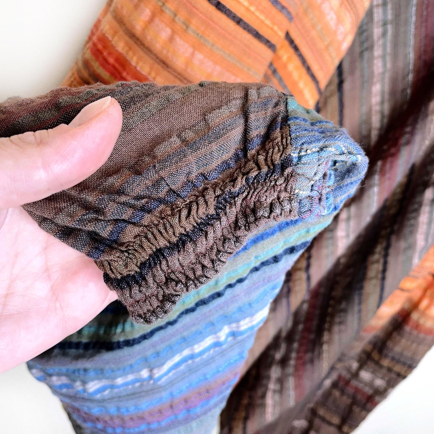 boho drop crotch harem pants - size OS