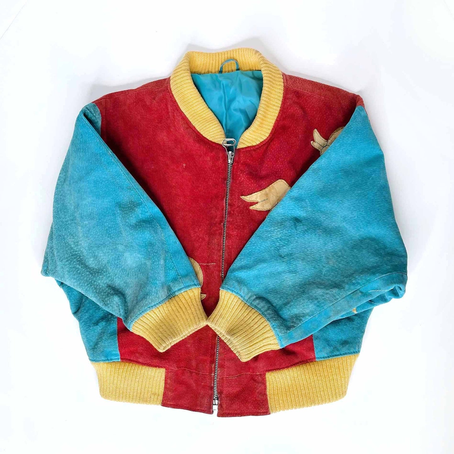 vintage 1992 baby ducks varsity bomber jacket