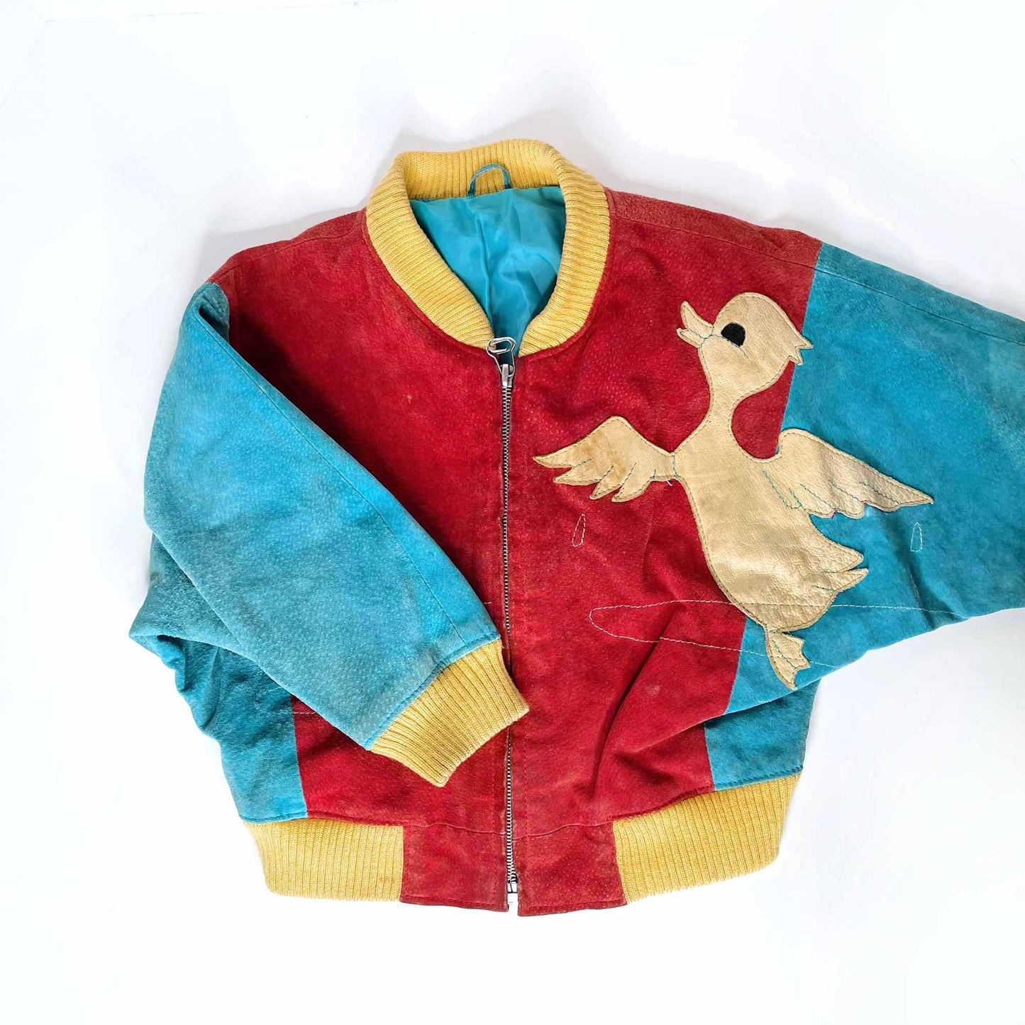 vintage 1992 baby ducks varsity bomber jacket