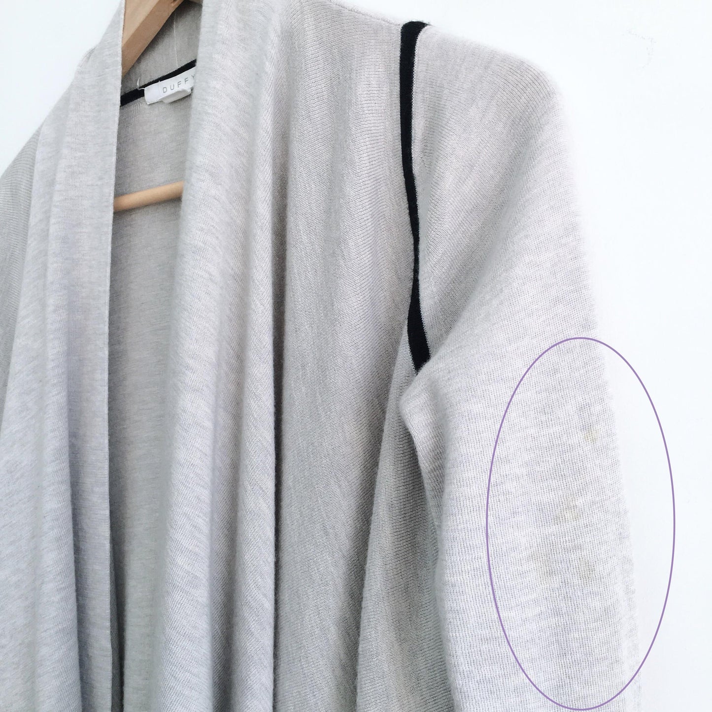 DUFFY Knitwear Cashmere-blend Cardigan - size Small