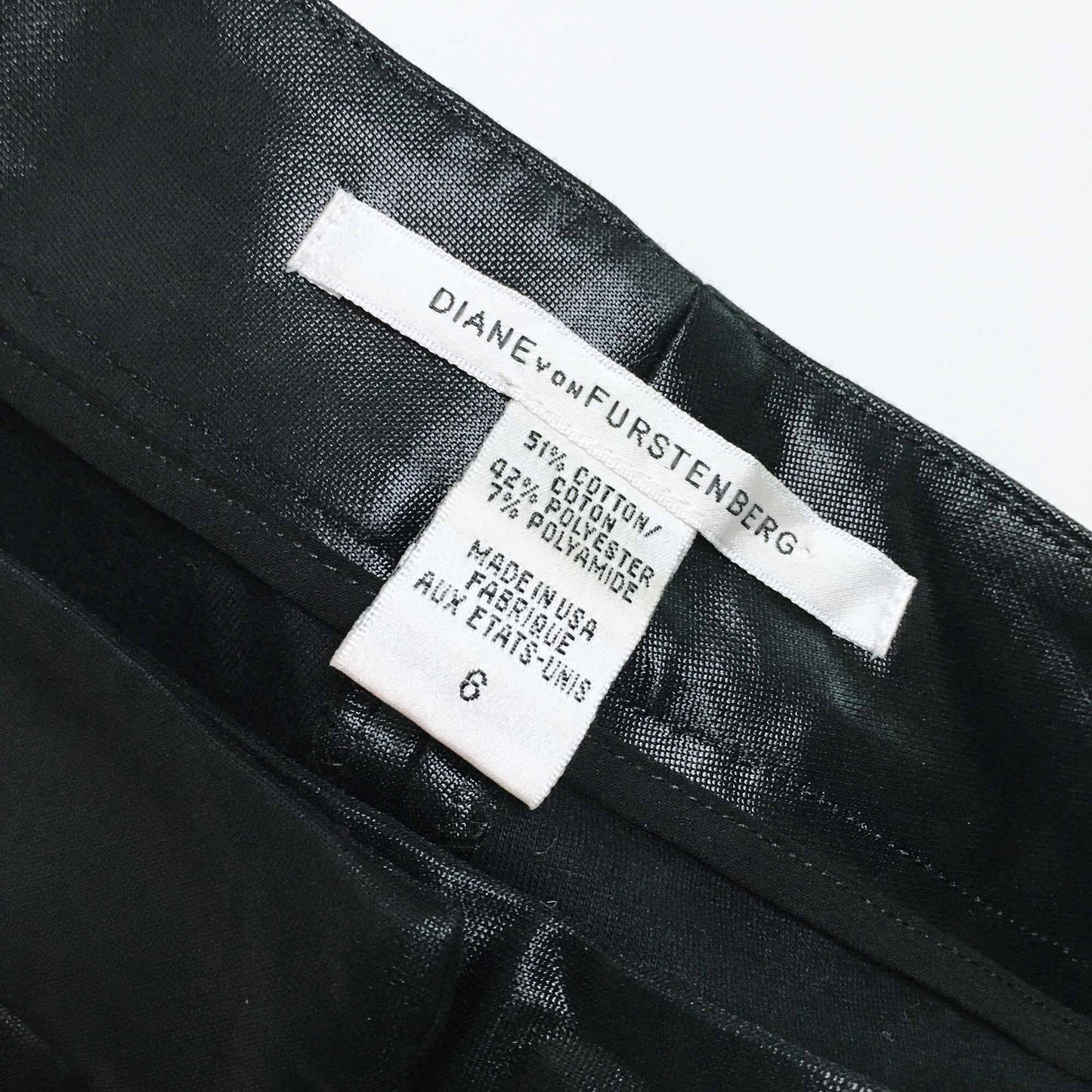 Diane von Furstenberg liquid slim pants - size 6