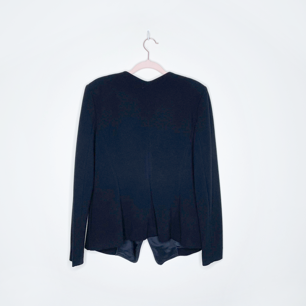 emporio armani tuxedo double breasted jacket - size 8