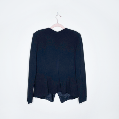 emporio armani tuxedo double breasted jacket - size 8