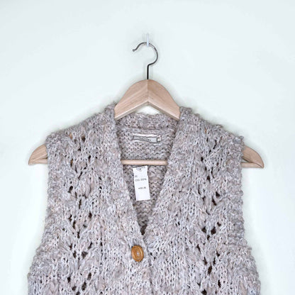 nwt vintage deadstock eaton knit vest - size medium