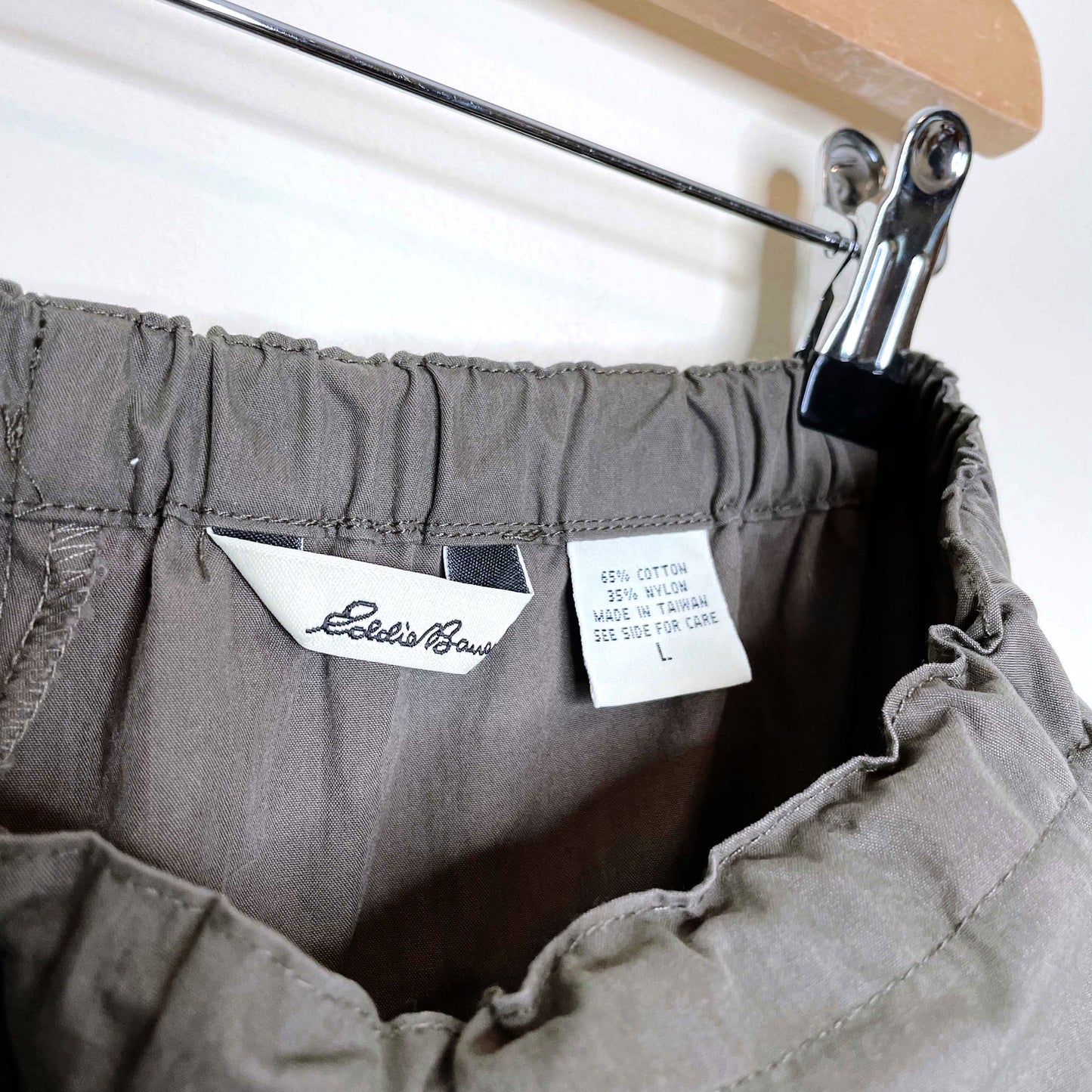 vintage eddie bauer baggy utility pants - size large
