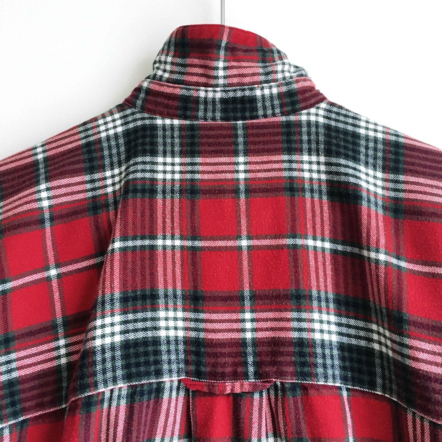 Vintage Eddie Bauer 1/2 zip flannel popover - size Small