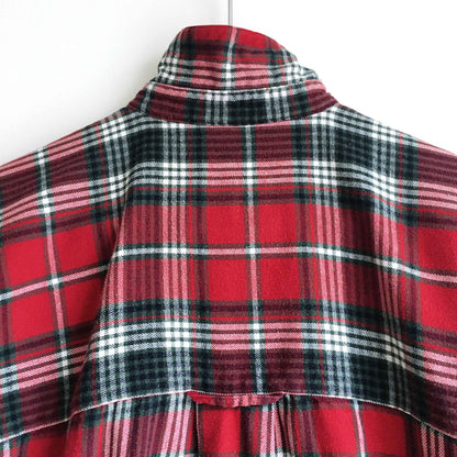 Vintage Eddie Bauer 1/2 zip flannel popover - size Small