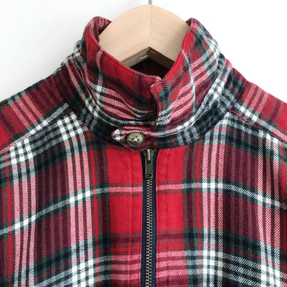Vintage Eddie Bauer 1/2 zip flannel popover - size Small