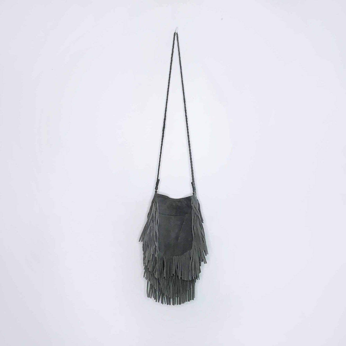 UO Ecote suede layered fringe festival crossbody