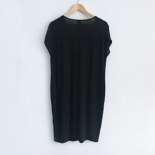 Ecru Oversized Cupro Dress - size Small
