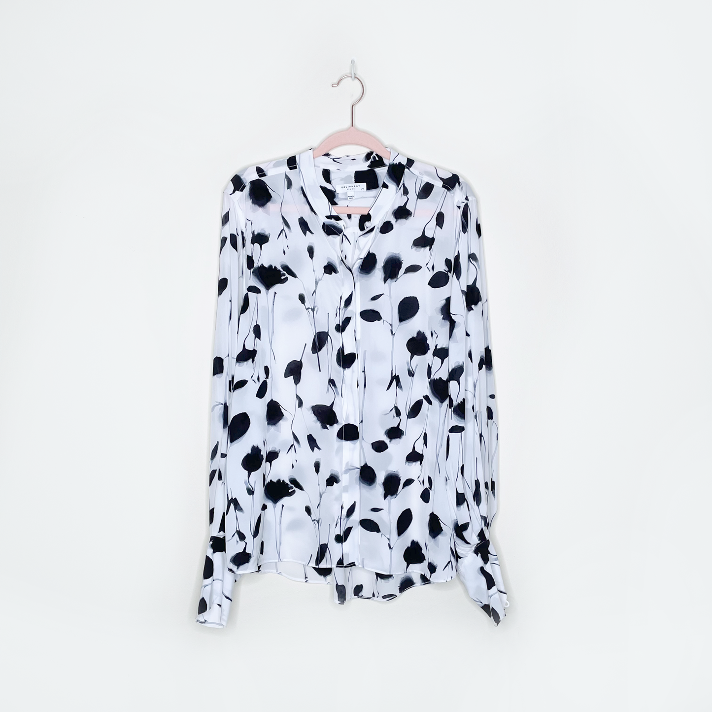 equipment femme boleyn floral watercolour blouse - size large