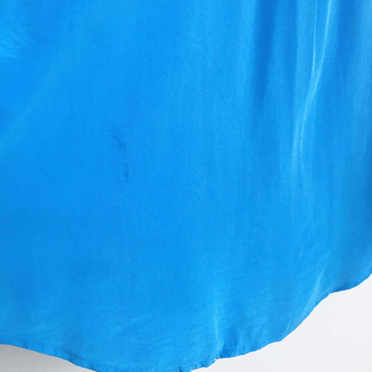 Equipment Femme electric blue silk button down - size Large