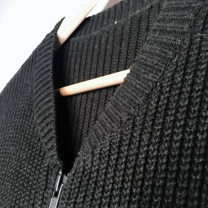 Eileen Fisher organic cotton cashmere zip cardigan - size Large