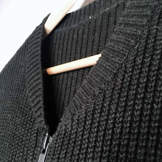 Eileen Fisher organic cotton cashmere zip cardigan - size Large