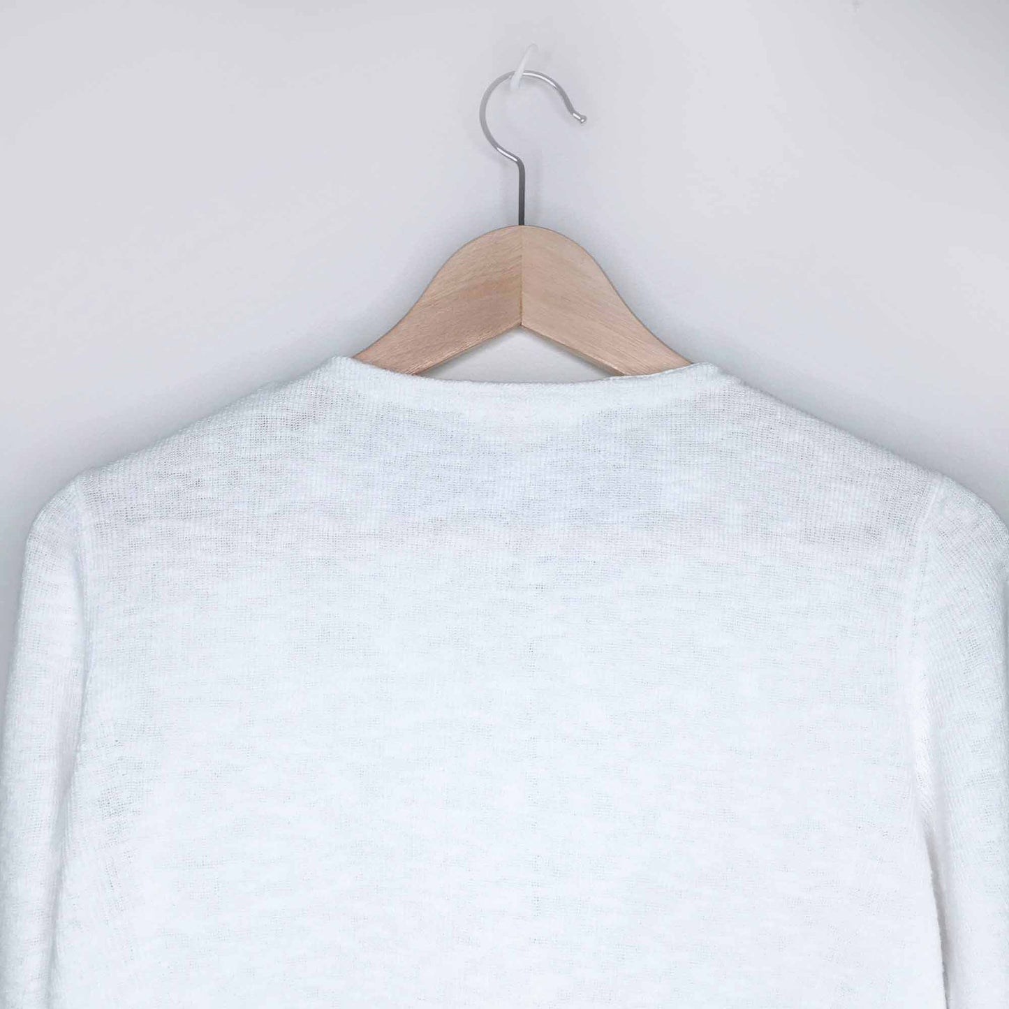 Eileen Fisher organic linen-cotton zip cardigan - size Small