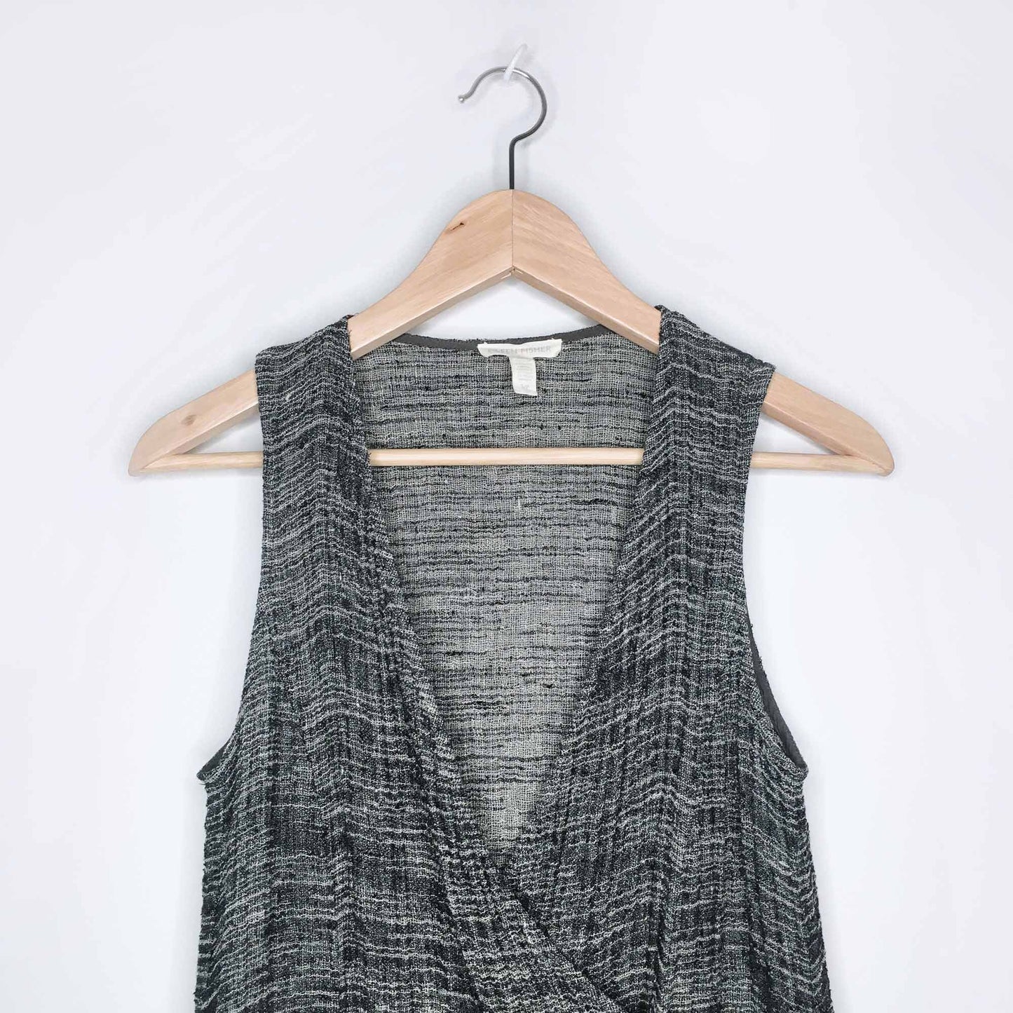 Eileen Fisher organic linen wrap tunic - size Small