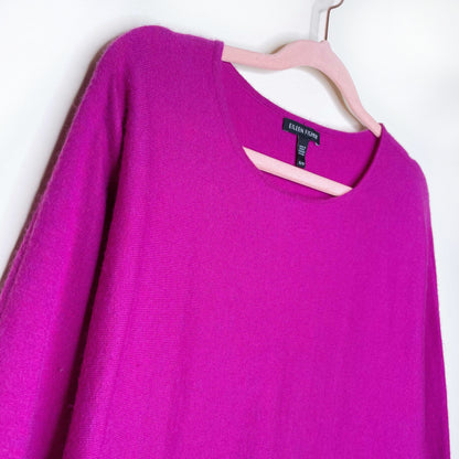 eileen fisher 100% cashmere crewneck sweater - size small