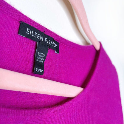 eileen fisher 100% cashmere crewneck sweater - size small
