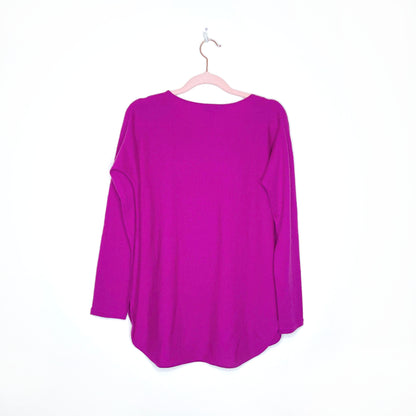 eileen fisher 100% cashmere crewneck sweater - size small