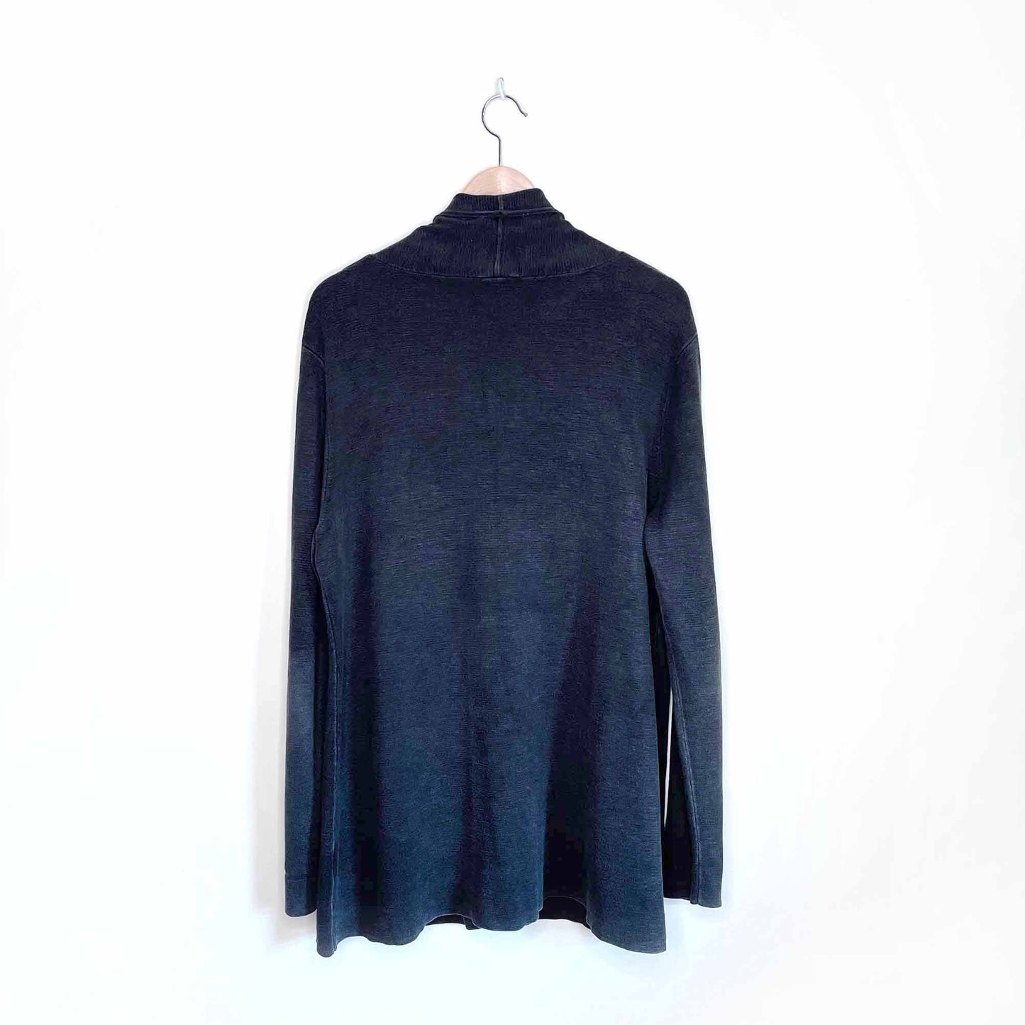 eileen fisher silk button down cardigan - size large
