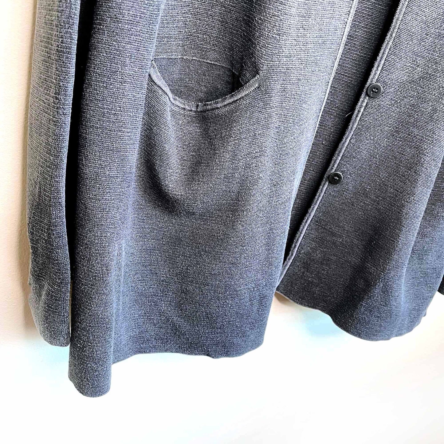 eileen fisher silk button down cardigan - size large