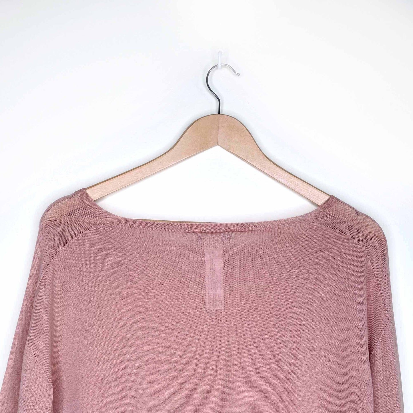 eileen fisher lightweight tencel knit sweater with bell sleeves - size xs