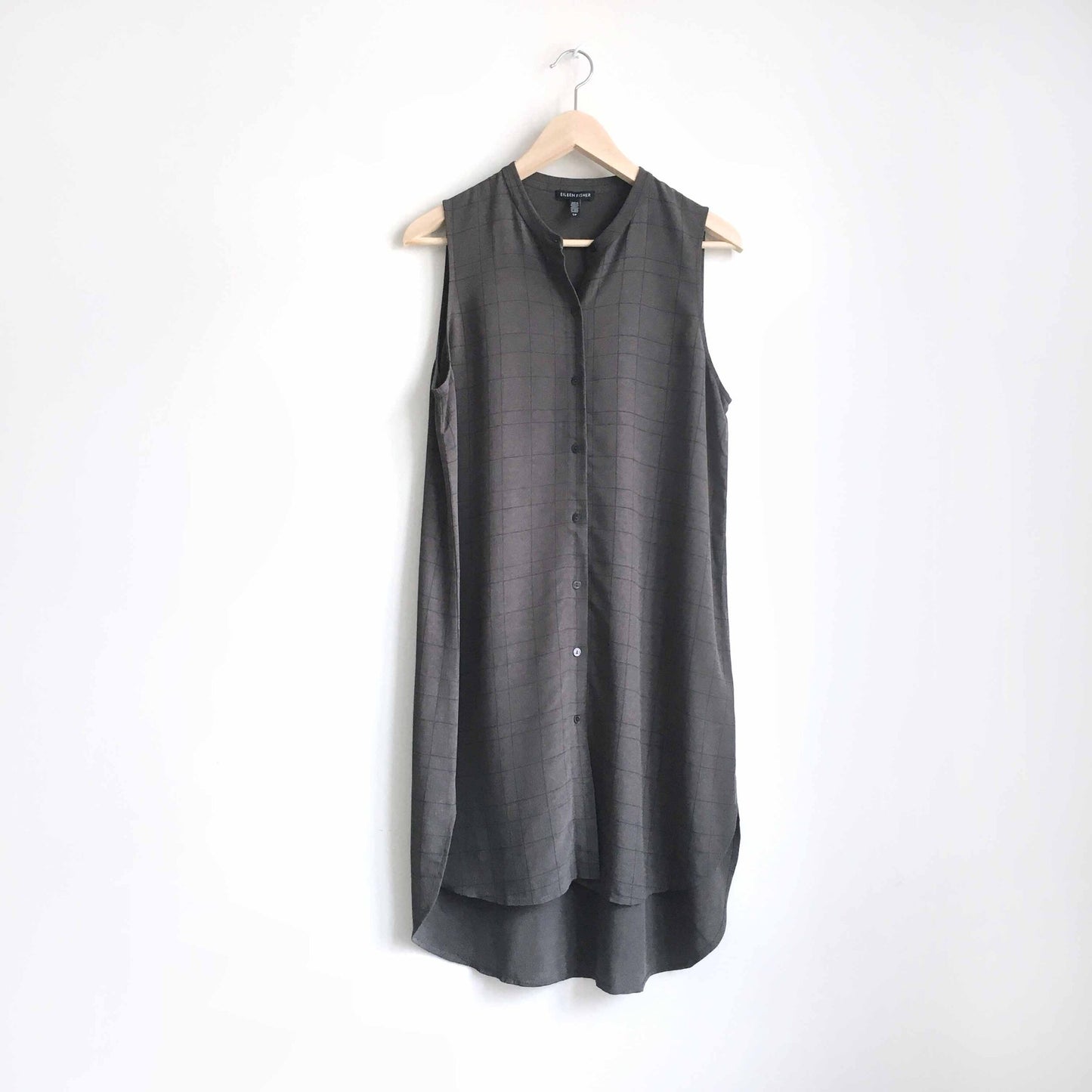 Eileen Fisher High-low Tunic Shirt Dress - size Small