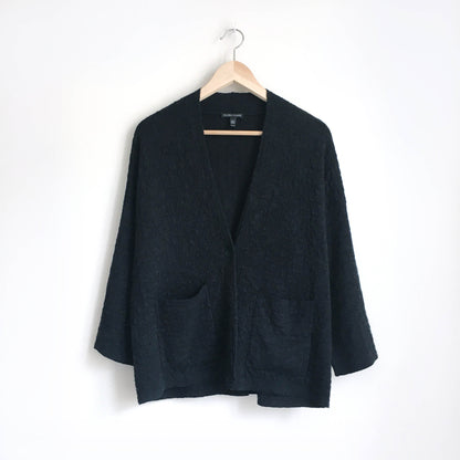 Eileen Fisher textured cardigan - size xs