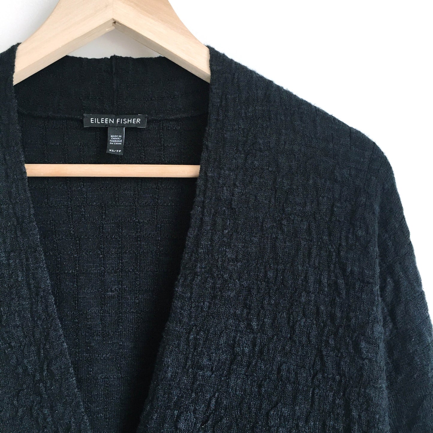 Eileen Fisher textured cardigan - size xs