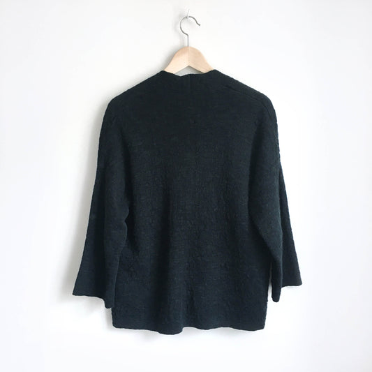 Eileen Fisher textured cardigan - size xs
