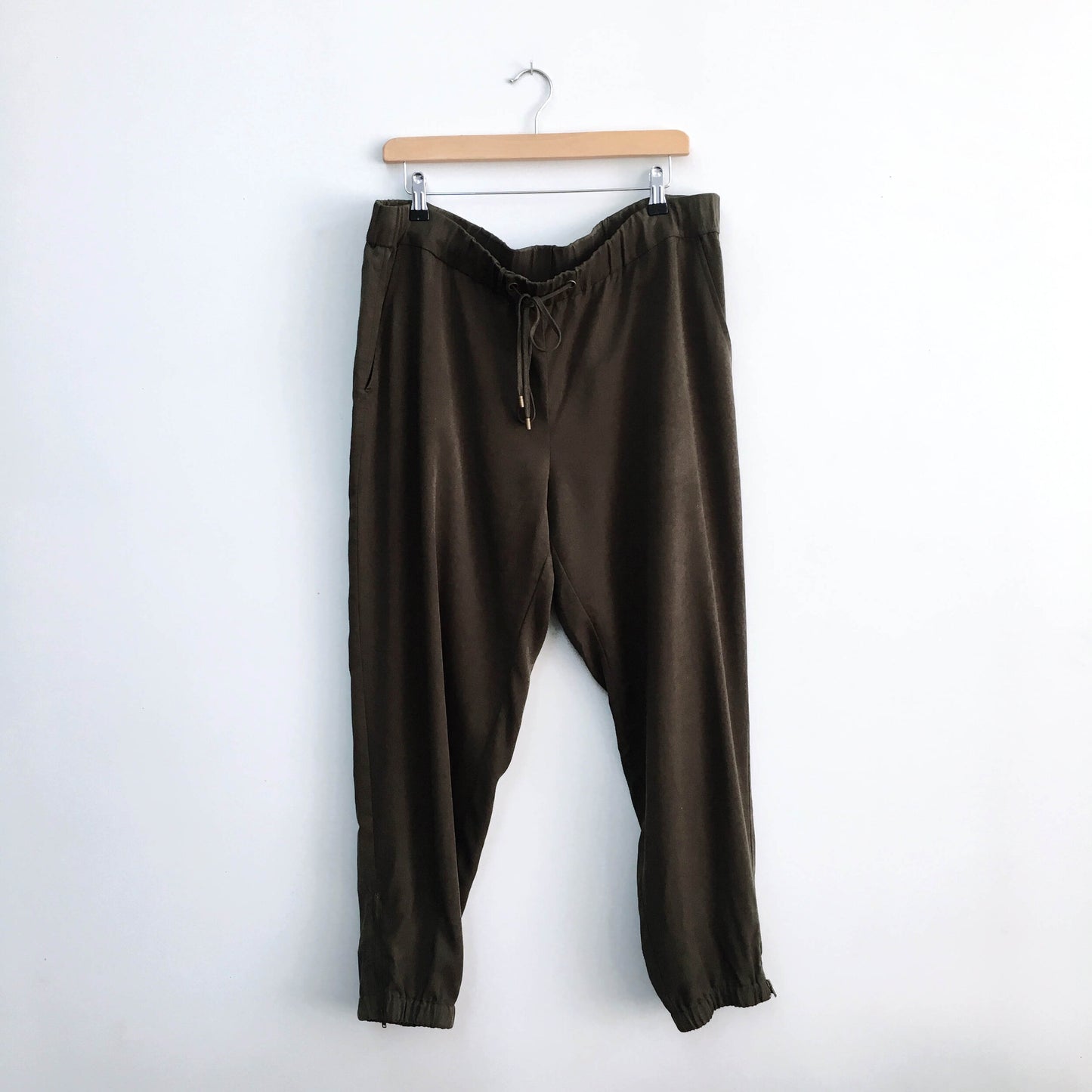 Eileen Fisher drawstring joggers - size Large