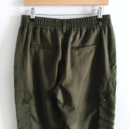 Elevenses Aubrey Satin Cargo Joggers - size 6