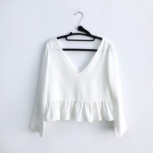 Elizabeth and James Peplum top - size xs