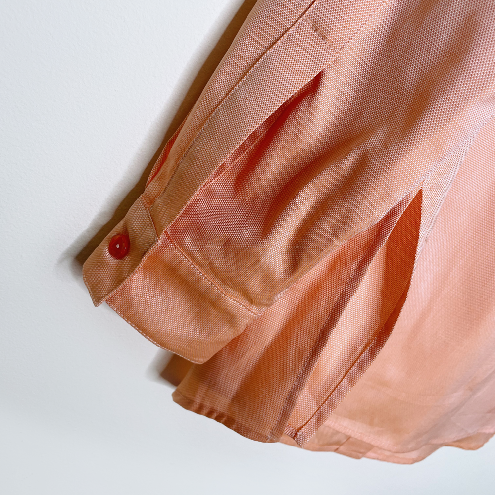 ellie mae marvin button down shirt in sherbert - size medium