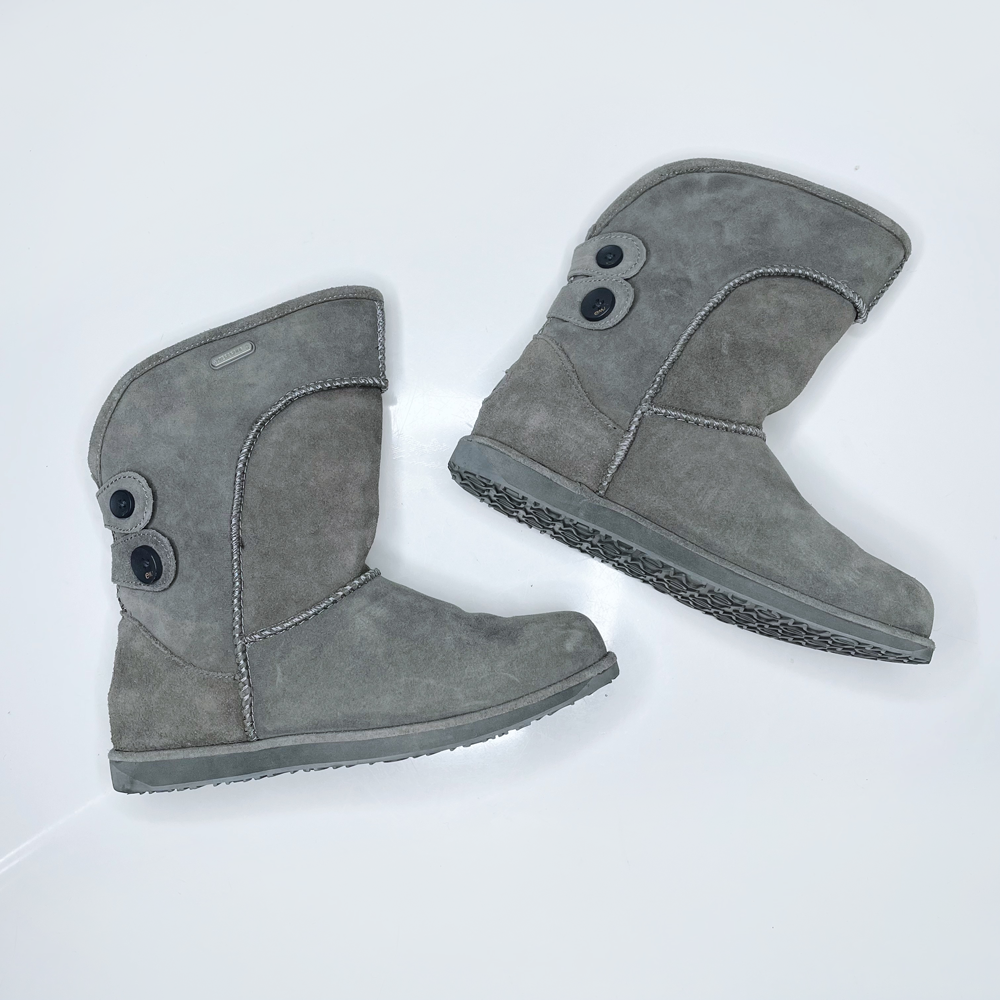 emu australia charlotte sheepskin boots - size 8